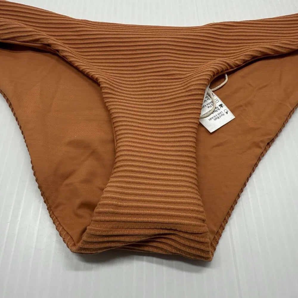 L*Space Bikini Bottoms Women's Sandy Classic Amber Size S low rise Pool Vacation
